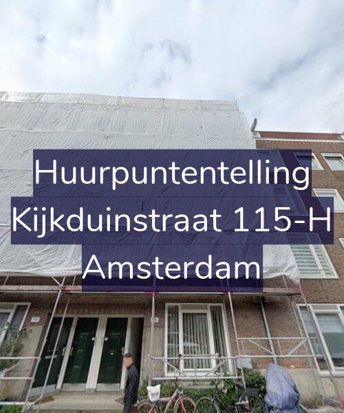 Foto gevel Huurpuntentelling voor Kijkduinstraat 115-H, Amsterdam