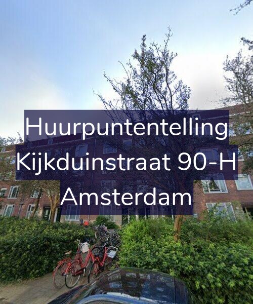 Foto gevel Huurpuntentelling voor Kijkduinstraat 90-H, Amsterdam