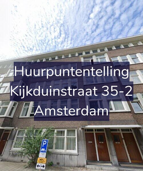 Foto gevel Huurpuntentelling voor Kijkduinstraat 35-2, Amsterdam