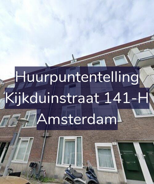 Foto gevel Huurpuntentelling voor Kijkduinstraat 141-H, Amsterdam