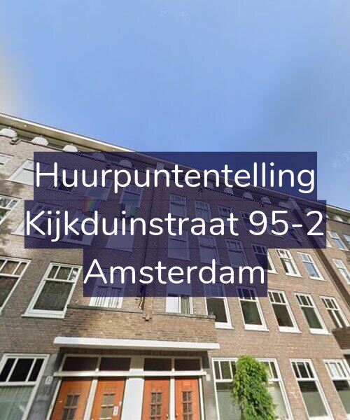Foto gevel Huurpuntentelling voor Kijkduinstraat 95-2, Amsterdam