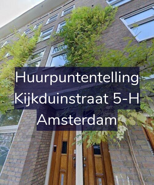 Foto gevel Huurpuntentelling voor Kijkduinstraat 5-H, Amsterdam