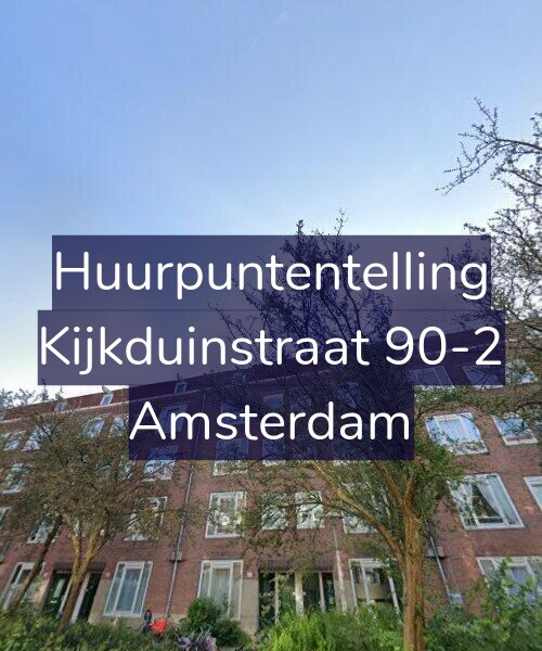 Foto gevel Huurpuntentelling voor Kijkduinstraat 90-2, Amsterdam