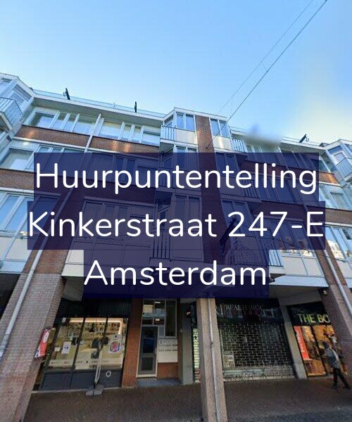 Foto gevel Huurpuntentelling voor Kinkerstraat 247-E, Amsterdam