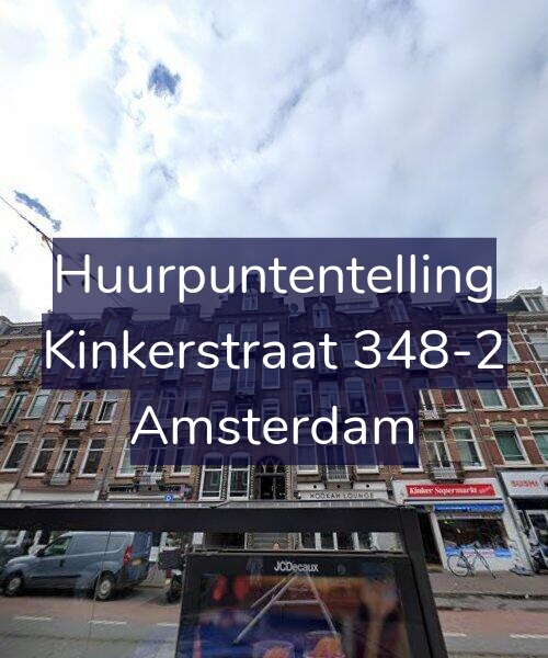 Foto gevel Huurpuntentelling voor Kinkerstraat 348-2, Amsterdam