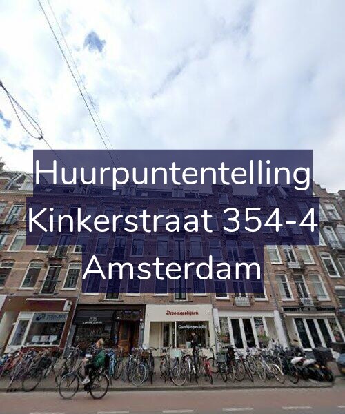 Foto gevel Huurpuntentelling voor Kinkerstraat 354-4, Amsterdam
