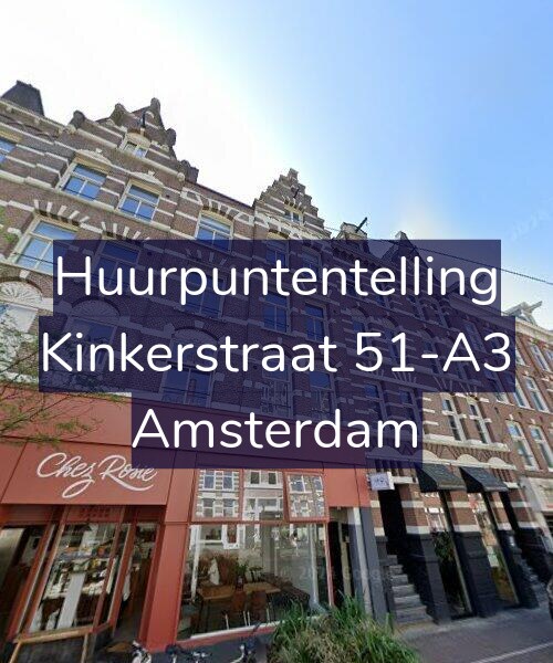Foto gevel Huurpuntentelling voor Kinkerstraat 51-A3, Amsterdam