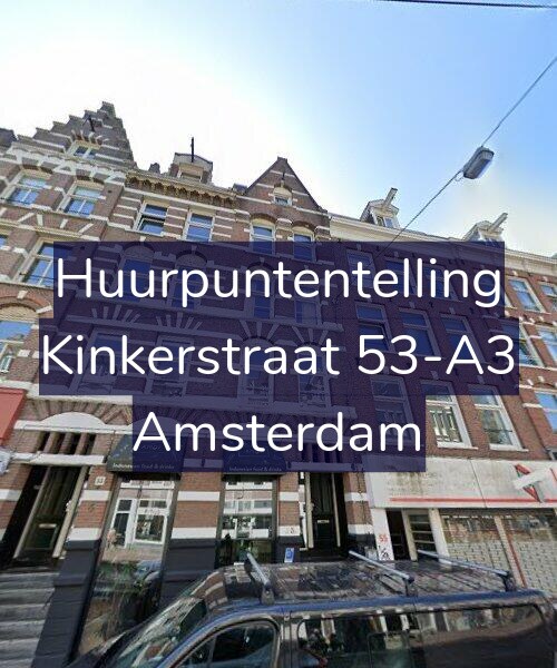 Foto gevel Huurpuntentelling voor Kinkerstraat 53-A3, Amsterdam