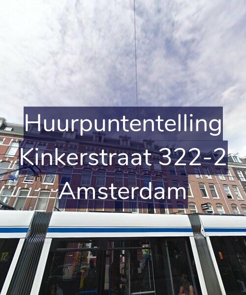 Foto gevel Huurpuntentelling voor Kinkerstraat 322-2, Amsterdam