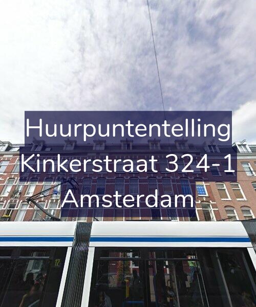 Foto gevel Huurpuntentelling voor Kinkerstraat 324-1, Amsterdam