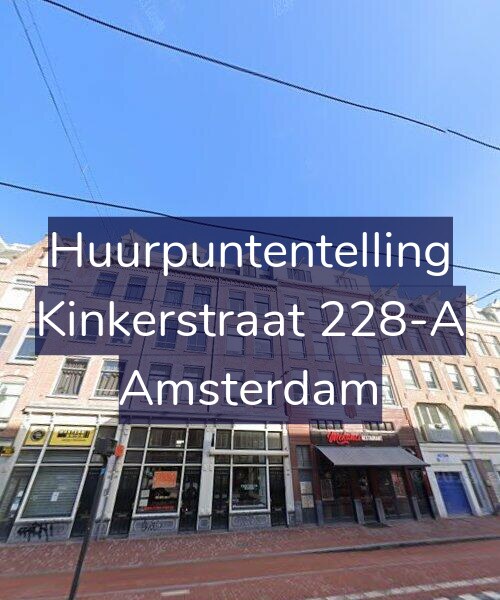 Foto gevel Huurpuntentelling voor Kinkerstraat 228-A, Amsterdam