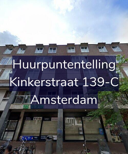Foto gevel Huurpuntentelling voor Kinkerstraat 139-C, Amsterdam