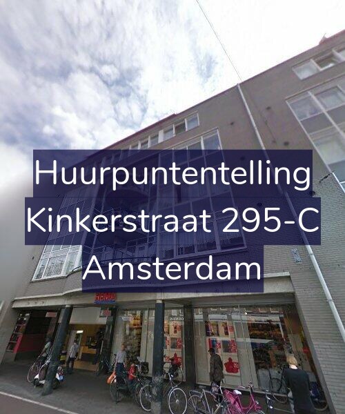 Foto gevel Huurpuntentelling voor Kinkerstraat 295-C, Amsterdam