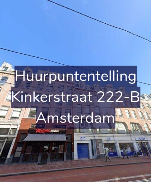 Foto gevel Huurpuntentelling voor Kinkerstraat 222-B, Amsterdam