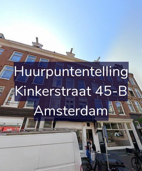 Foto gevel Huurpuntentelling voor Kinkerstraat 45-B, Amsterdam