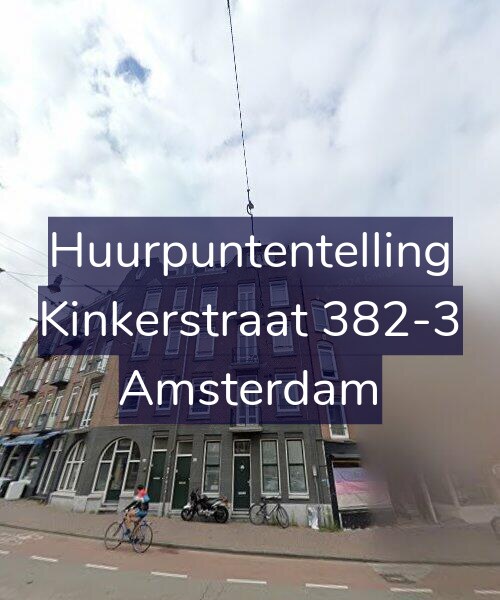 Foto gevel Huurpuntentelling voor Kinkerstraat 382-3, Amsterdam
