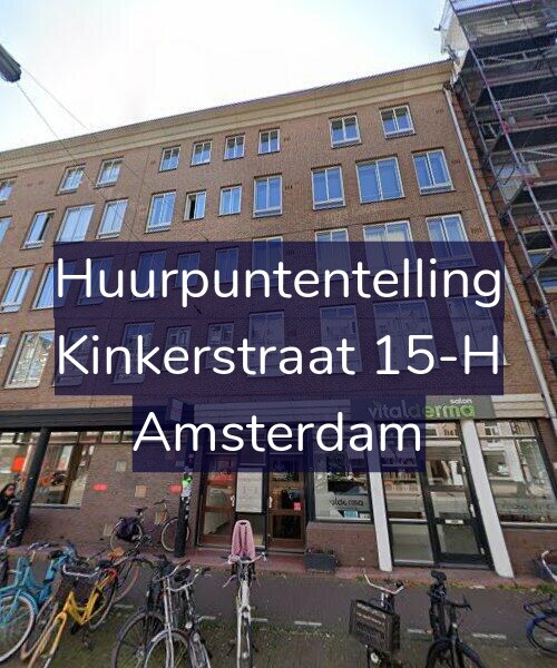 Foto gevel Huurpuntentelling voor Kinkerstraat 15-H, Amsterdam
