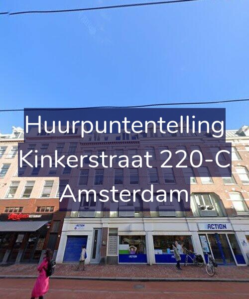 Foto gevel Huurpuntentelling voor Kinkerstraat 220-C, Amsterdam