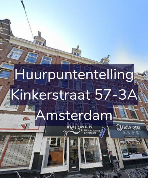Foto gevel Huurpuntentelling voor Kinkerstraat 57-3A, Amsterdam