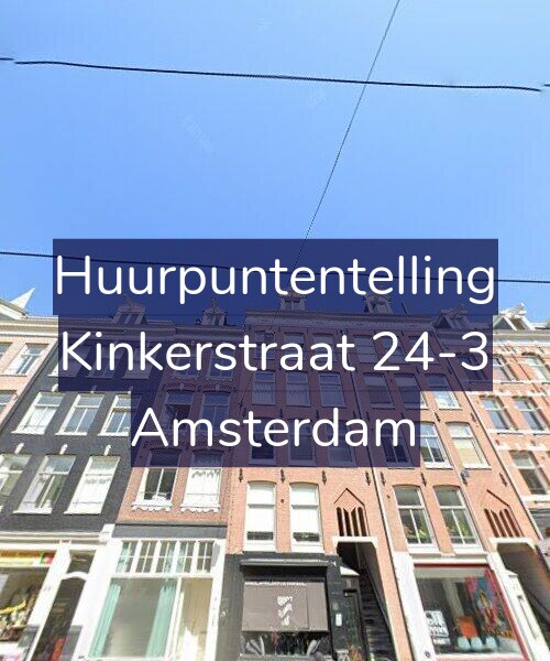 Foto gevel Huurpuntentelling voor Kinkerstraat 24-3, Amsterdam