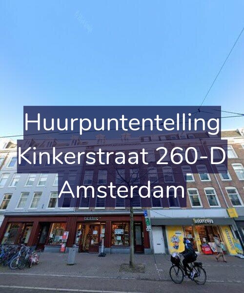 Foto gevel Huurpuntentelling voor Kinkerstraat 260-D, Amsterdam