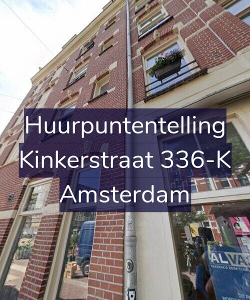 Foto gevel Huurpuntentelling voor Kinkerstraat 336-K, Amsterdam