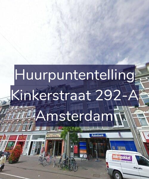 Foto gevel Huurpuntentelling voor Kinkerstraat 292-A, Amsterdam