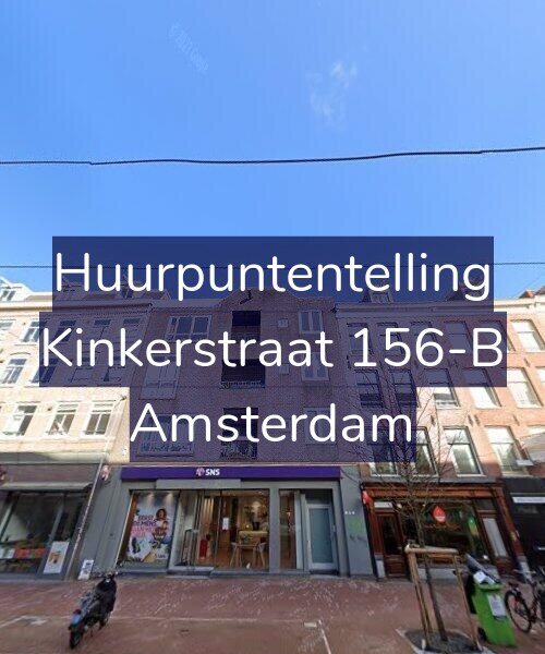 Foto gevel Huurpuntentelling voor Kinkerstraat 156-B, Amsterdam