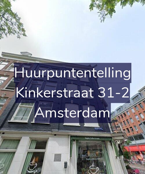 Foto gevel Huurpuntentelling voor Kinkerstraat 31-2, Amsterdam