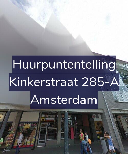 Foto gevel Huurpuntentelling voor Kinkerstraat 285-A, Amsterdam