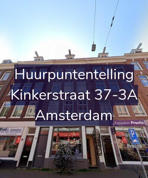 Foto gevel Huurpuntentelling voor Kinkerstraat 37-3A, Amsterdam