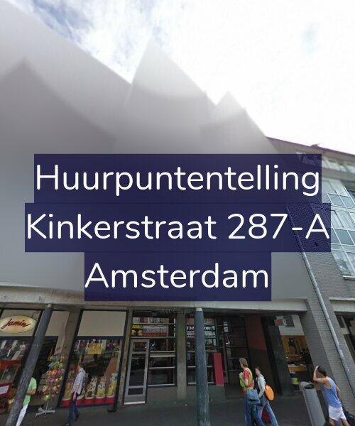 Foto gevel Huurpuntentelling voor Kinkerstraat 287-A, Amsterdam