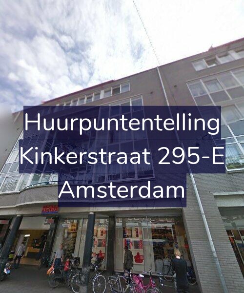 Foto gevel Huurpuntentelling voor Kinkerstraat 295-E, Amsterdam