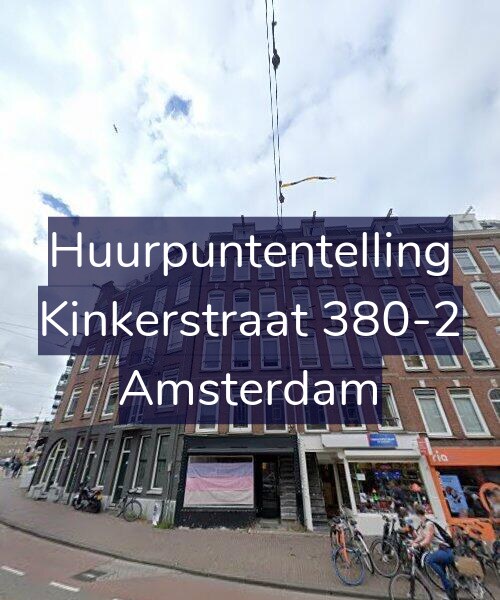 Foto gevel Huurpuntentelling voor Kinkerstraat 380-2, Amsterdam