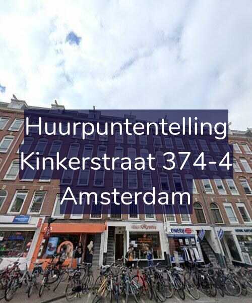 Foto gevel Huurpuntentelling voor Kinkerstraat 374-4, Amsterdam