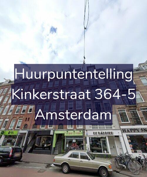 Foto gevel Huurpuntentelling voor Kinkerstraat 364-5, Amsterdam