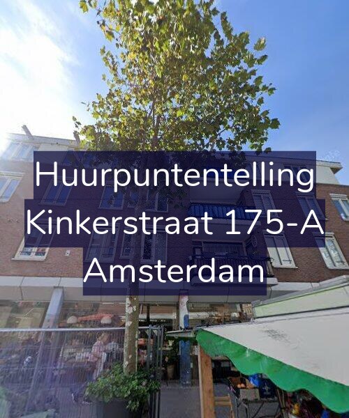 Foto gevel Huurpuntentelling voor Kinkerstraat 175-A, Amsterdam