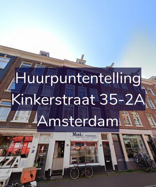 Foto gevel Huurpuntentelling voor Kinkerstraat 35-2A, Amsterdam