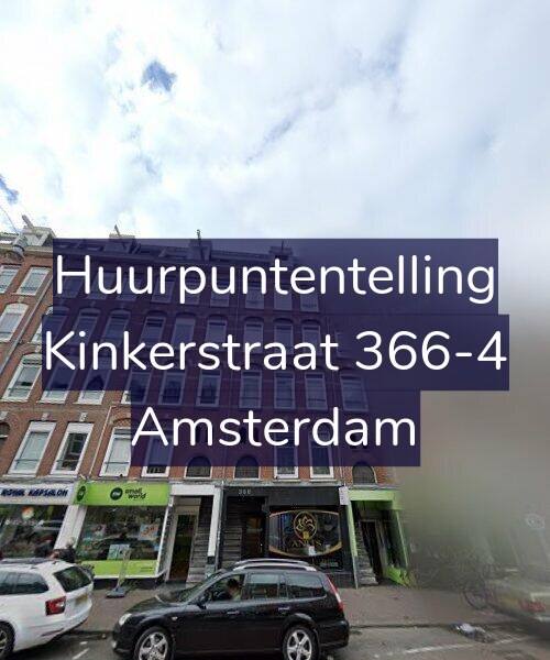 Foto gevel Huurpuntentelling voor Kinkerstraat 366-4, Amsterdam