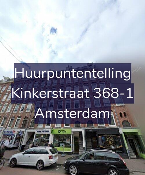 Foto gevel Huurpuntentelling voor Kinkerstraat 368-1, Amsterdam