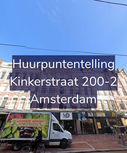 Foto gevel Huurpuntentelling voor Kinkerstraat 200-2, Amsterdam