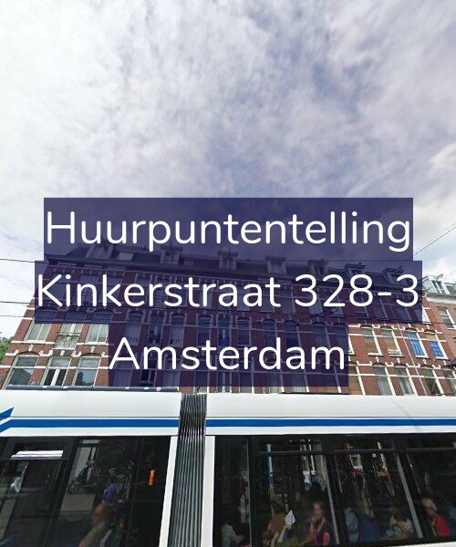 Foto gevel Huurpuntentelling voor Kinkerstraat 328-3, Amsterdam
