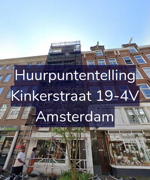 Foto gevel Huurpuntentelling voor Kinkerstraat 19-4V, Amsterdam