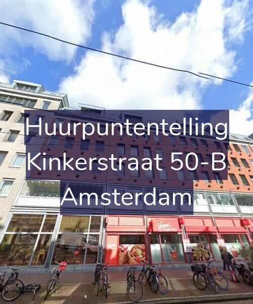 Foto gevel Huurpuntentelling voor Kinkerstraat 50-B, Amsterdam