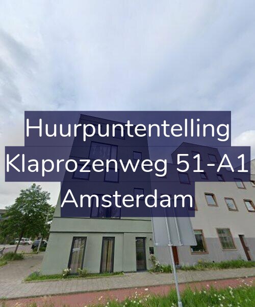 Foto gevel Huurpuntentelling voor Klaprozenweg 51-A1, Amsterdam