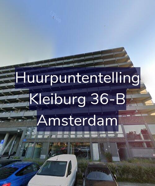 Foto gevel Huurpuntentelling voor Kleiburg 36-B, Amsterdam