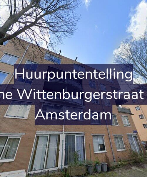 Foto gevel Huurpuntentelling voor Kleine Wittenburgerstraat 329, Amsterdam