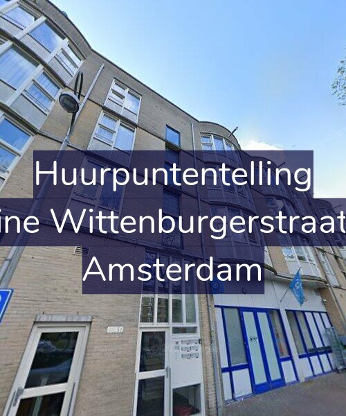 Foto gevel Huurpuntentelling voor Kleine Wittenburgerstraat 50, Amsterdam