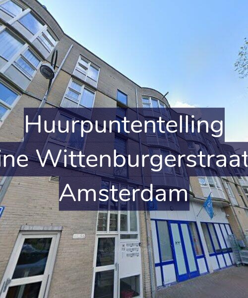 Foto gevel Huurpuntentelling voor Kleine Wittenburgerstraat 62, Amsterdam