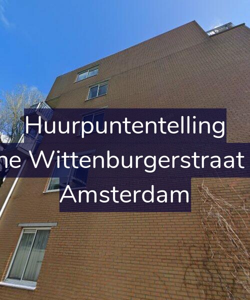 Foto gevel Huurpuntentelling voor Kleine Wittenburgerstraat 327, Amsterdam